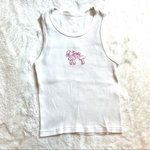 Brandy Melville white tank